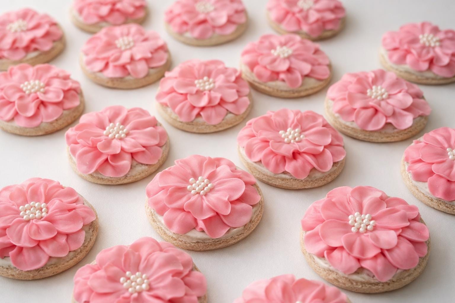 Custom Floral Cookies Set - Flower Sugar Cookies, Spring Party Favors, Bridal Shower Cookies, Baby Shower Desserts, Birthday Cookie Gift Box