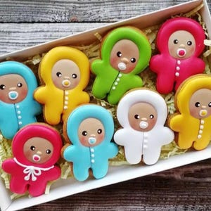 baby shower cookies, baby cookies 1 dozen