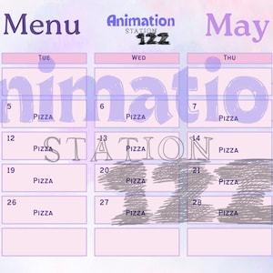 Ultimate Monthly Lunch Menu for Teachers & Caregivers