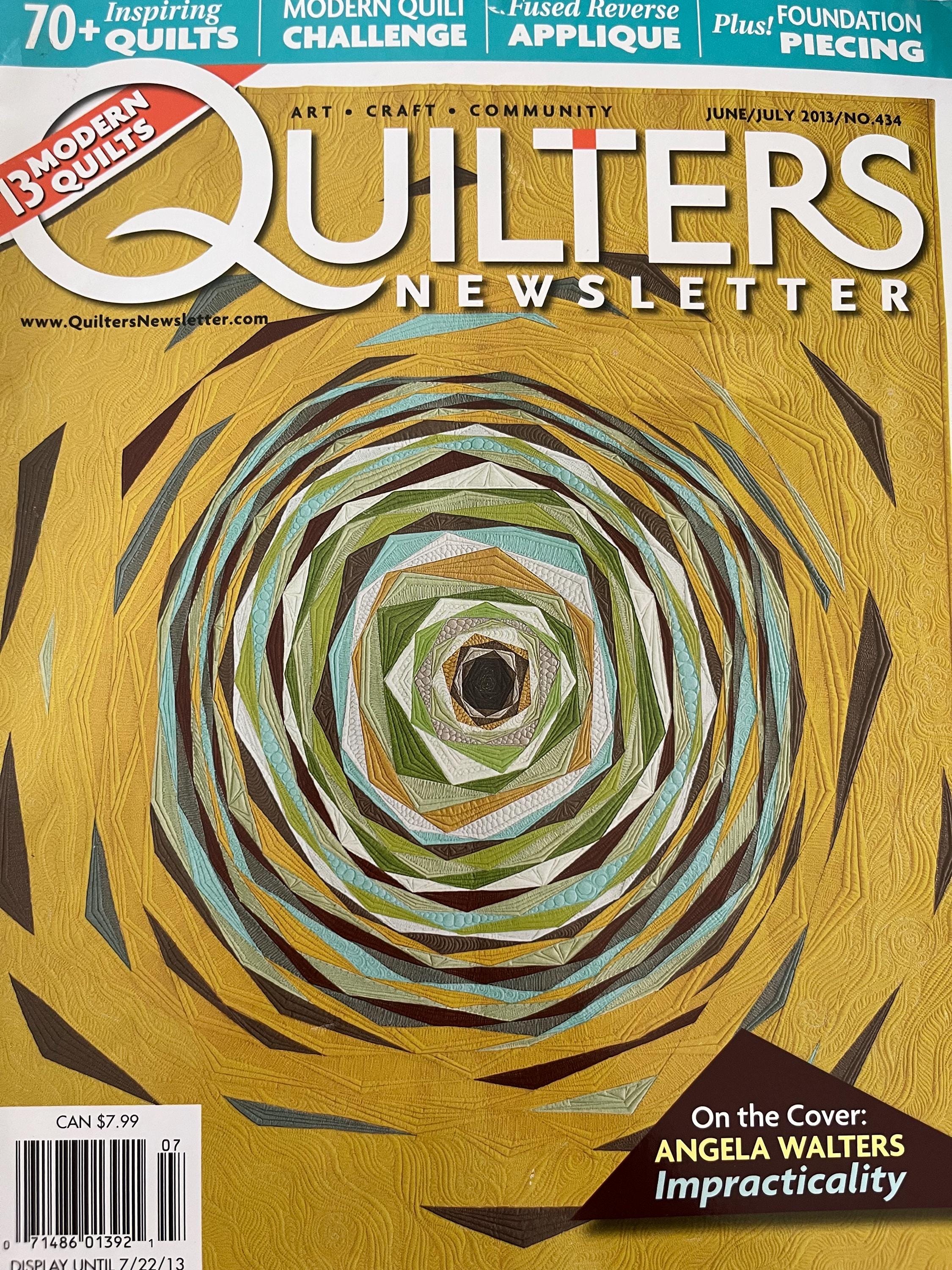 Quilter’s newsletter magazine 13冊セット Quilter's Newsletter Magazine - June / July 2013 - Etsy