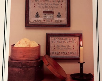 Shaker Life Samplers - Margaret & Margaret Inc. Sampler - Cross Stitch Pattern - Original pamphlet