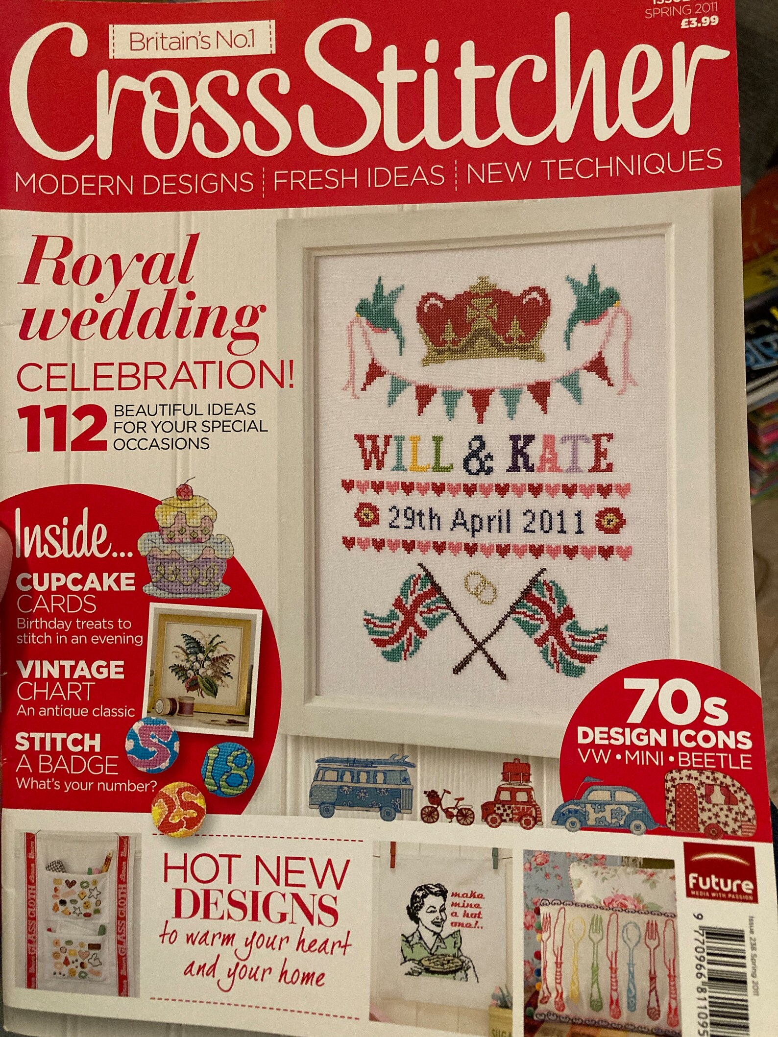 Cross Stitcher UK Magazine - Spring 2011 - Issue 238 - Etsy