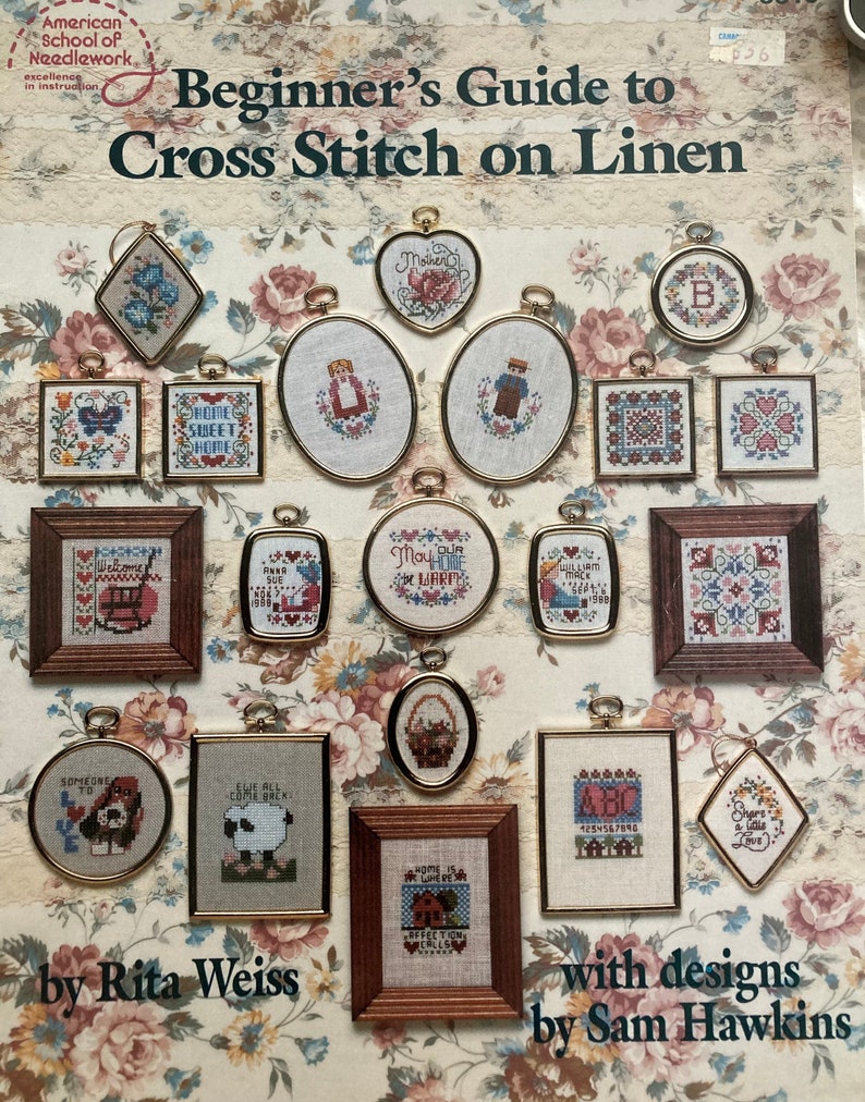 Beginners Guide to Cross Stitch on Linen Cross Stitch Pattern Etsy