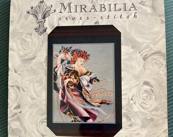 NEW Unused but open Mirabilia (Christmas Flourishes) Cross Stitch pattern - 1996