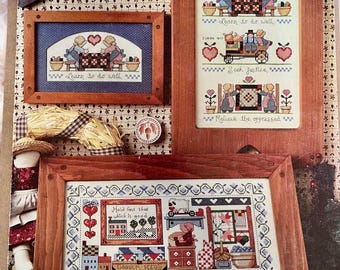 Country Bloomers - Country Greetings   Cross Stitch pattern