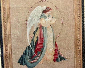 NEW Lavender & Lace - Guardian Angel  - Cross Stitch Pattern