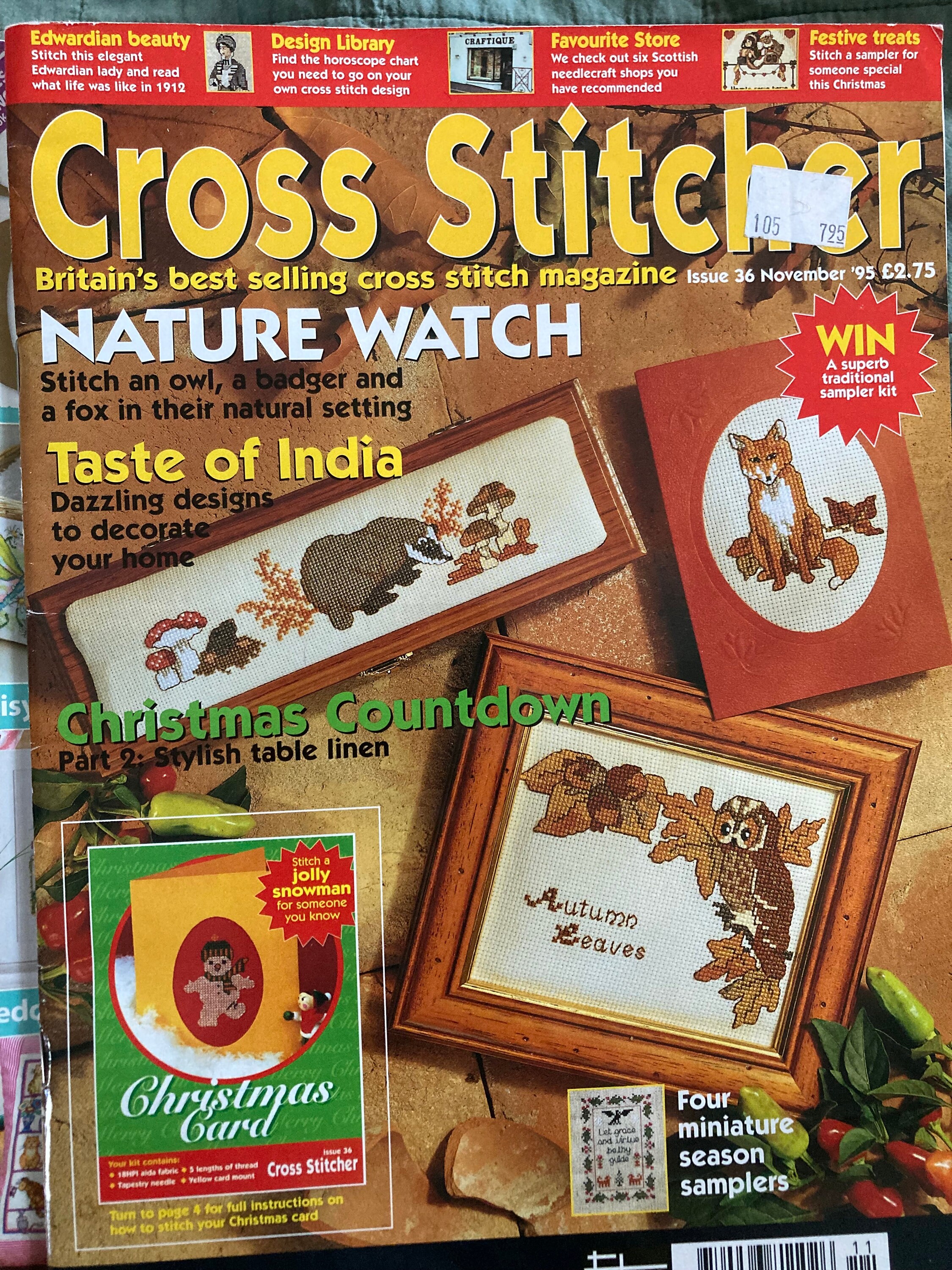 Enjoy Cross Stitch Magazine Issue 23 Spring 2020.