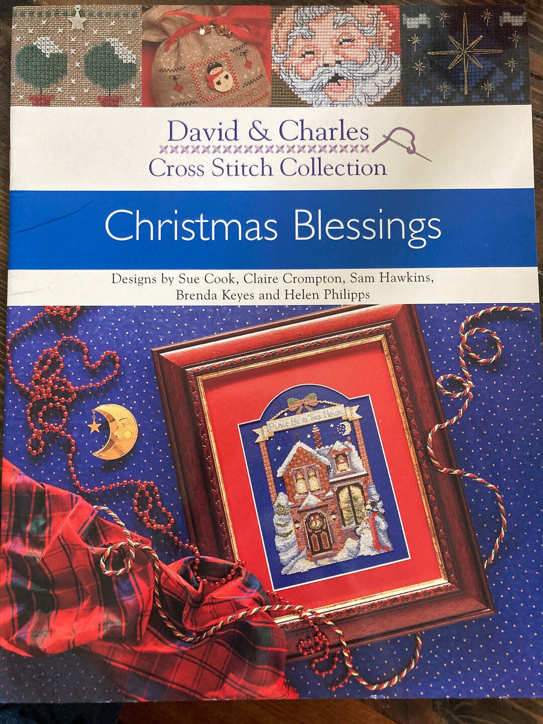 David & Charles Cross Stitch Collection Christmas Blessings Etsy
