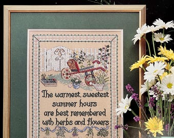 Herbs and Flowers - Hickory Hollow - Cross Stitch Pattern