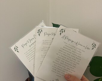 Pregnancy and Birth Prayer Cards for Orthodox Christians