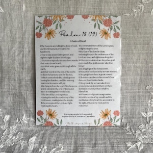 Psalm 18 (19) Gebet für die Schwangerschaft
