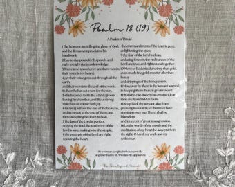 Psalm 18(19) Prayer for Pregnancy