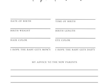 Baby Shower Games - Predictions and Advice