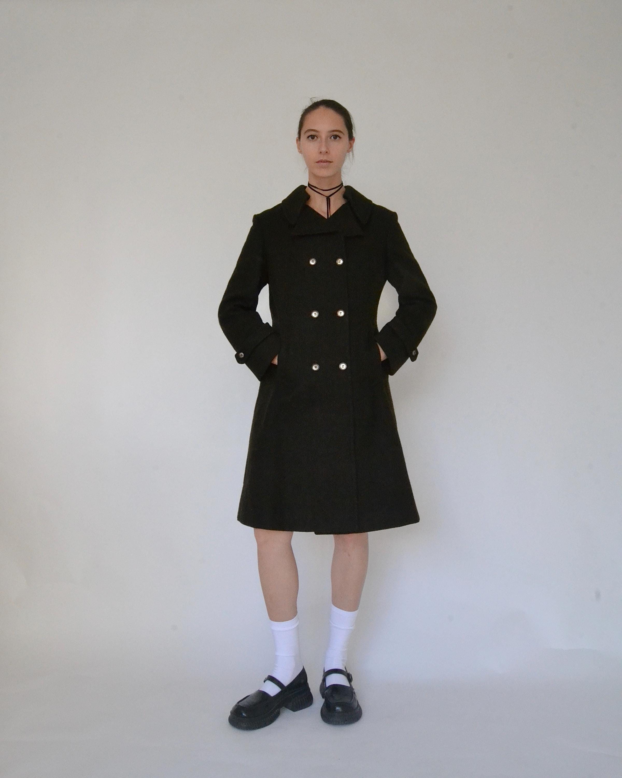 Short Sailor Collar Women Casual Wool Coat 3771 Short Sailor Collar Women Casual Wool Coat 3771
