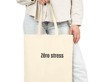 Cotton Canvas Tote Bag: Stress-Free Reusable Shopping Bag