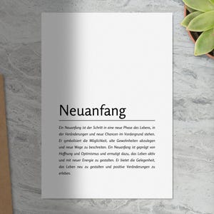 Neuanfang Karte zum Selbstausdrucken • Sofort-Download come PDF, PNG • Druckvorlage in A6 (Postkartenformat), A5, A4 • Anpassbar in Canva