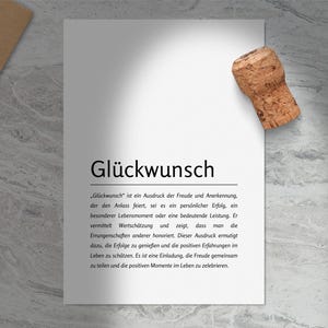 Glückwunsch Karte zum Selbstausdrucken • Sofort-Download come PDF, PNG • Druckvorlage in A6 (Postkartenformat), A5, A4 • Anpassbar in Canva