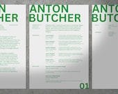 Creative CV Template for Canva • Resume Editable in Browser • 1-Page + 2-Page Resume + Cover Letter • US Letter + A4 Sizes