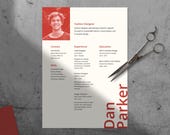 Canva Resume Template: Modern CV + Cover Letter (US Letter & A4) (Digital Download)