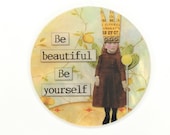 Mother of Pearl-Button or Cabochon, Inspirational Sayings- Altered Art-PR-1837