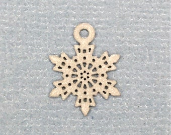 Tiny Laser cut Stainless Steel Snowflake-C 514