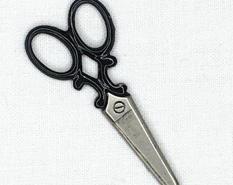 3 pcs. of Hand Painted Scissors Stamping (Charm or Sew-Down)-C-559