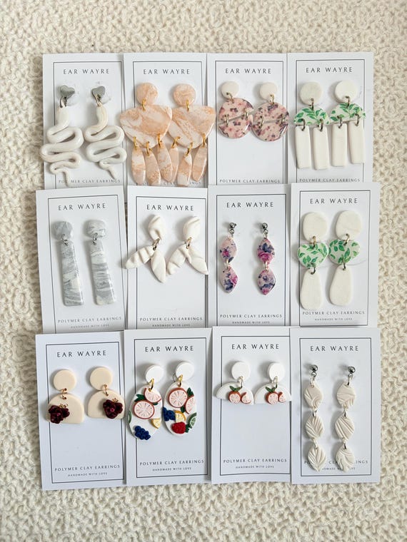 SALE STOCK // Polymer Clay Earrings // Sale Earrings