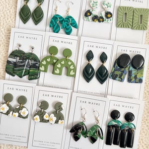 SALE STOCK // Polymer Clay Earrings // Sale Earrings image 4
