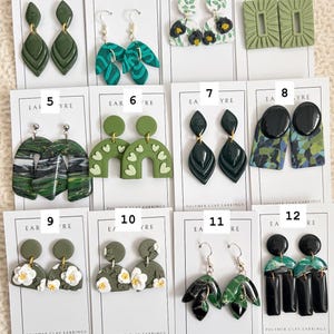 SALE STOCK // Polymer Clay Earrings // Sale Earrings image 5