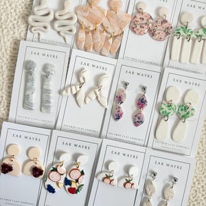 SALE STOCK // Polymer Clay Earrings // Sale Earrings image 3