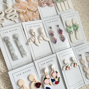 SALE STOCK // Polymer Clay Earrings // Sale Earrings image 4