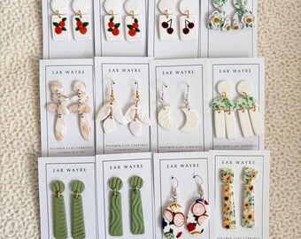 SALE STOCK // Polymer Clay Earrings // Sale Earrings