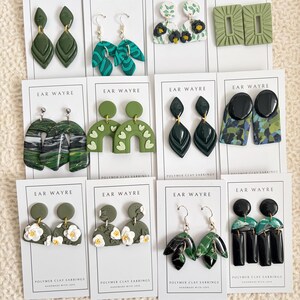 SALE STOCK // Polymer Clay Earrings // Sale Earrings image 1