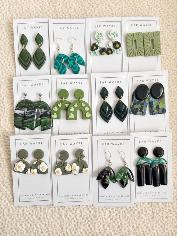 SALE STOCK // Polymer Clay Earrings // Sale Earrings