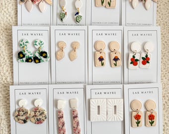 SALE STOCK // Polymer Clay Earrings // Sale Earrings