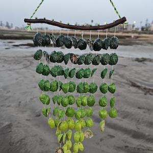 Sea Breeze Chimes, Seashell Wind Chimes, Nautical Wind Bells, Nautical Wind Chimes, Shell Decor, Nautical Decoration, Beach Decor, Gift,
