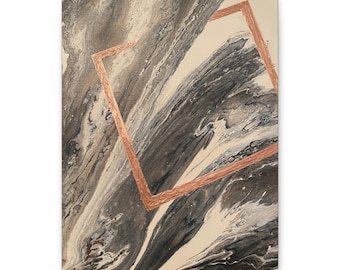 Canvas Print - Abstract Optical Illusion Painting