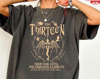 Comfort Colors The Thirteen Throne Of Glass Shirt, From Darkness Claim Us Tshirt, Fantastic Reader Gift