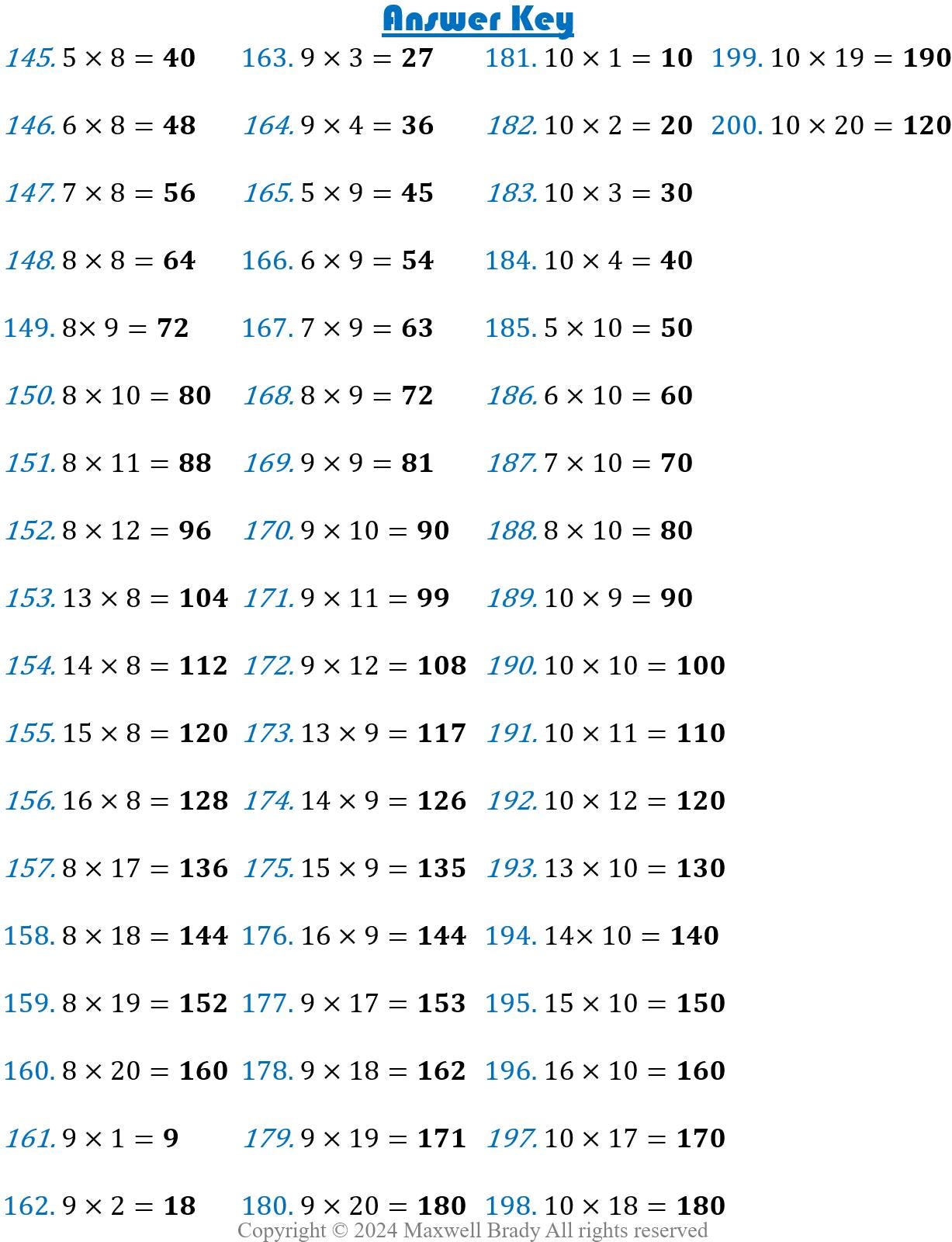 Soccer Math - Math Multiplication Worksheets - Soccer - Sports - Etsy