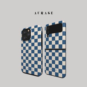 Aesthetic Caro Phone Case iPhone 16 15 14 Samsung Z Flip 6 5 4 Z Fold 4 Galaxy A 55 54 S 25 24 Blue Gift Idea Birthday