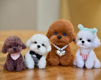 Custom Dog Plush,pocket-sized doll,Handmade Simulated Plush,dog charm,Realistic Plush Companion Gift for Dog lovers Christmas Gift