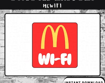 Mcdonalds wifi Emote- For Twitch/Discord/Kick png no background