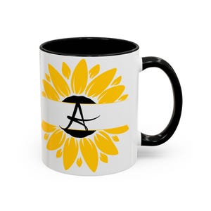 Copy of Sunflower Accent Coffee Mug - Colorful, Floral Mug for Home, Office, Gifts, Tea Lover, Coffee Enthusiast