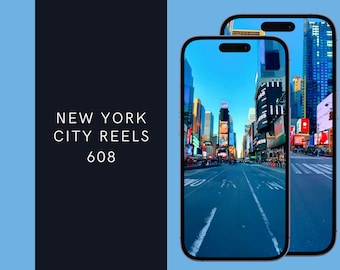 608 New York City Reels, Travel Reels, Vacation Reels, Tiktok and Instagram Reels, Youtube Shorts, Faceless Digital Marketing Videos