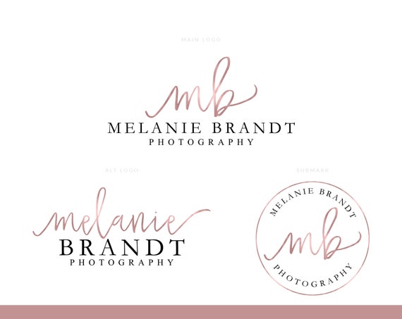 Photography Logo Realtor Logo Design Monogram Logo Initial 