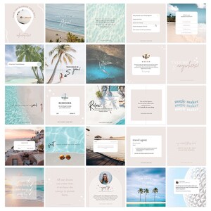 Travel Agent Instagram Post Templates Canva Social Media Templates Instagram Quotes Travel Agent Marketing Content Calendar Writing Prompts image 3