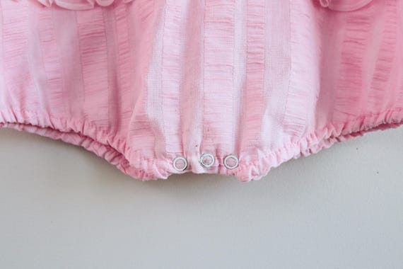 Size 12-18mo • Baby's Pink Easter Ruffled Floral … - image 2