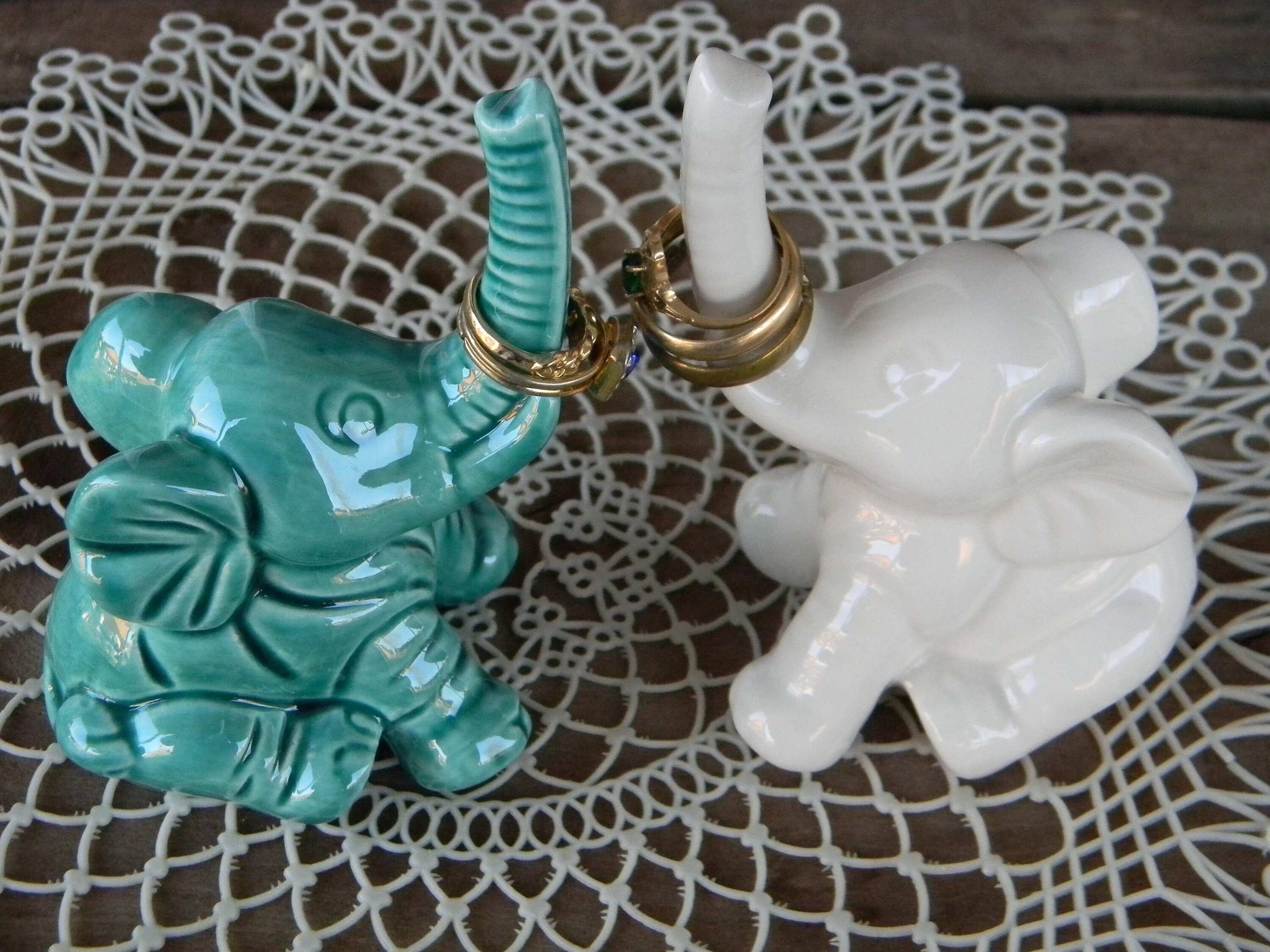 Baby elephant ring holder clearance