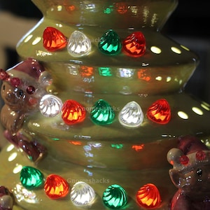 Ceramic Tree  Replacement Swirl  bulbs  Lights   fits Atlantic or  Vintage Ceramic Christmas tree       Many Colors to choose from