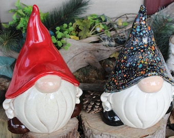 Ceramic Gnome  Nordic gnome  XL Garden gnome glazed